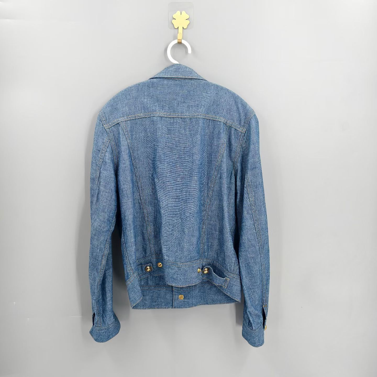 Celine Celine Triomphe Button Denim Jacket Size S Size S / US 4 / IT 40 - 2 Thumbnail