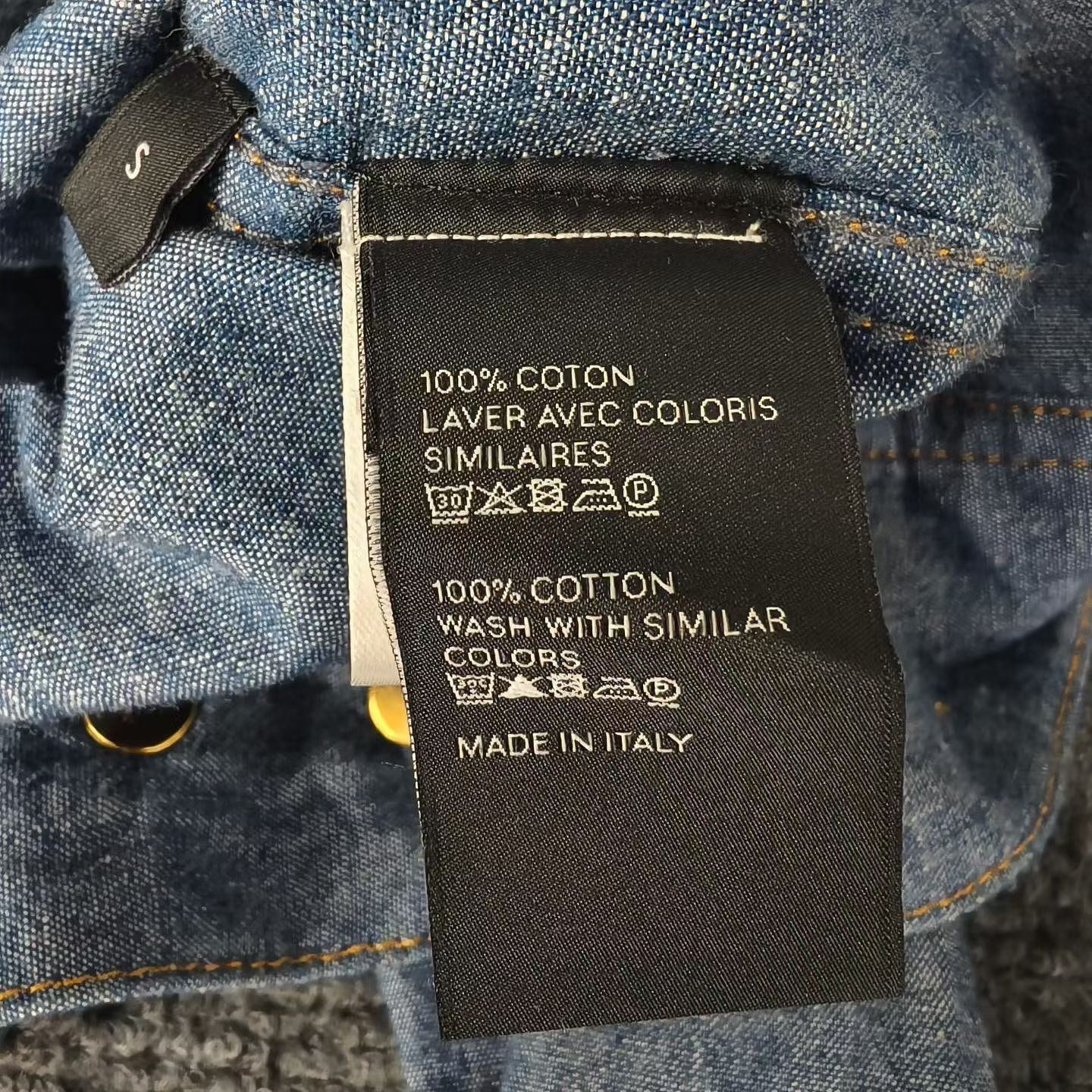 Celine Celine Triomphe Button Denim Jacket Size S Size S / US 4 / IT 40 - 4 Thumbnail