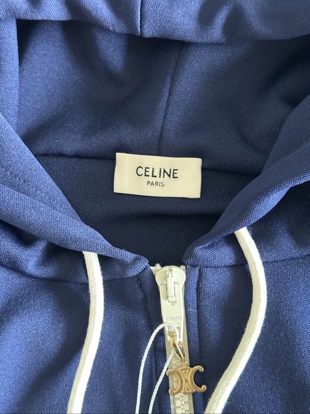 Celine Celine Logo Zip Hoodie Size M Size M / US 6-8 / IT 42-44 - 3 Thumbnail