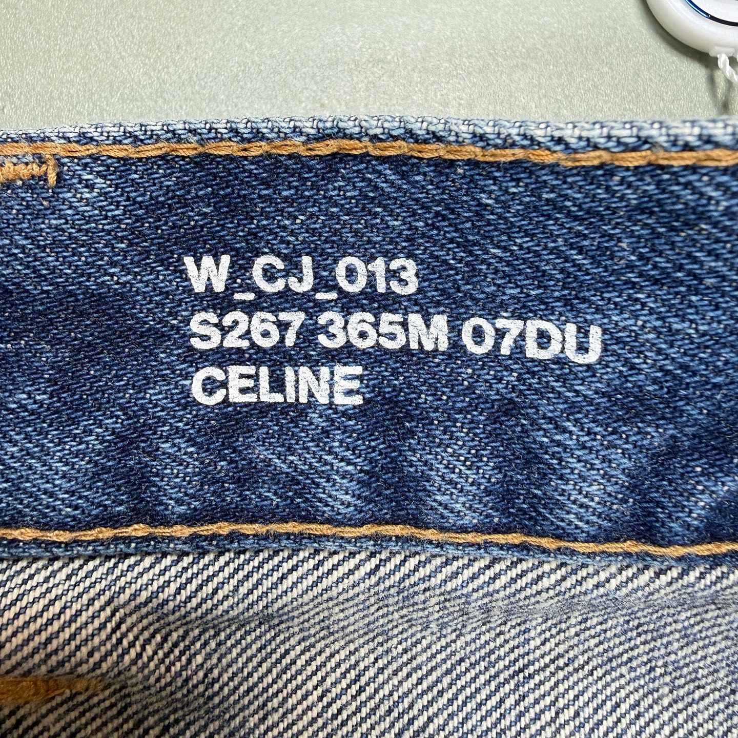 Celine Celine Cargo Denim Mini Skirt Size 27 Size 27" / US 4 / IT 40 - 3 Thumbnail