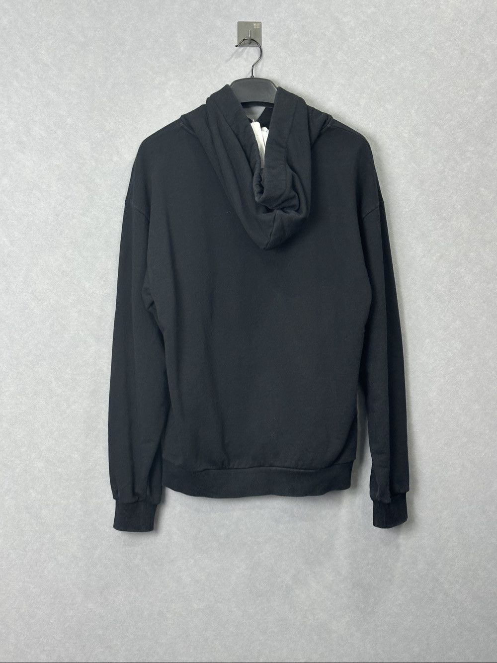 Celine Celine Logo Drawstring Hoodie Black Size M Size US M / EU 48-50 / 2 - 2 Thumbnail