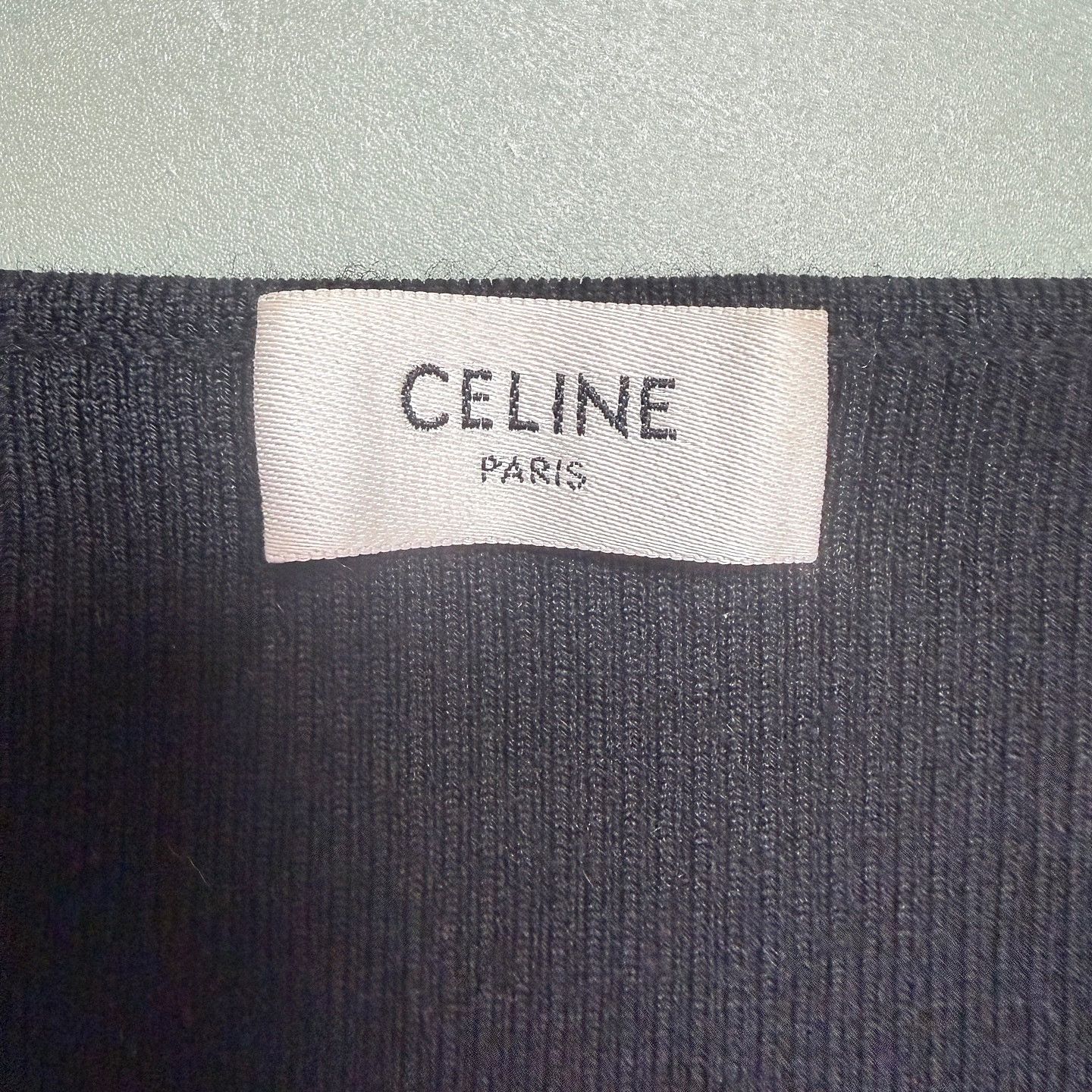 Celine Celine Logo Ribbed Knit Sweater Size S Size S / US 4 / IT 40 - 3 Thumbnail