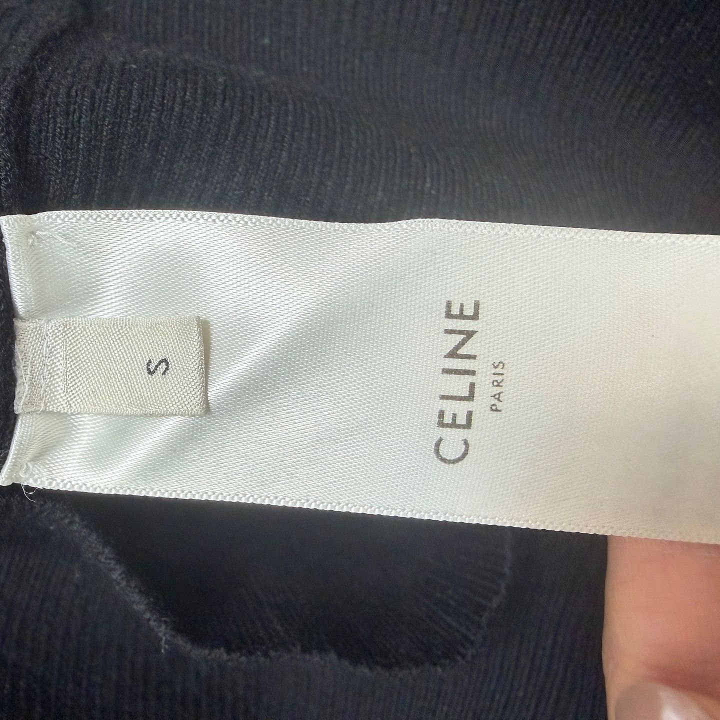 Celine Celine Logo Ribbed Knit Sweater Size S Size S / US 4 / IT 40 - 4 Thumbnail