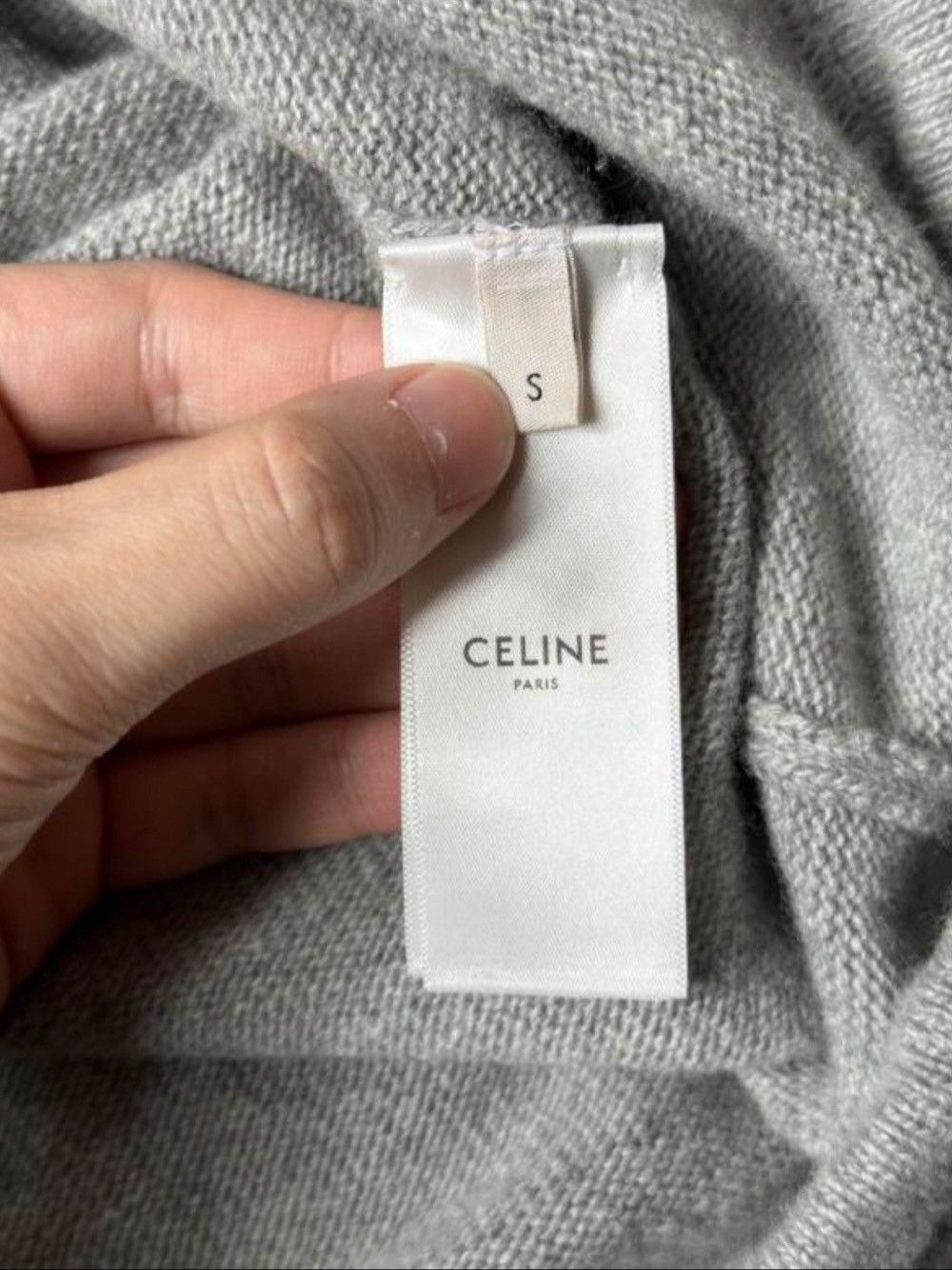 Celine Celine Logo Wool Cashmere Sweater Size S Size S / US 4 / IT 40 - 4 Thumbnail