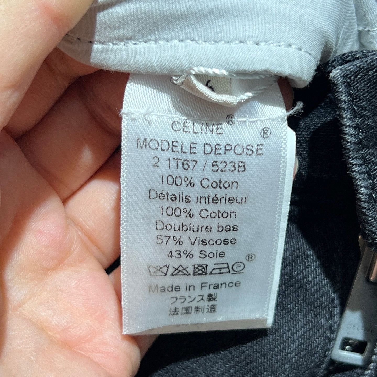 Celine Celine Black Denim Jeans Size 36 Size 26" / US 2 / IT 38 - 4 Thumbnail