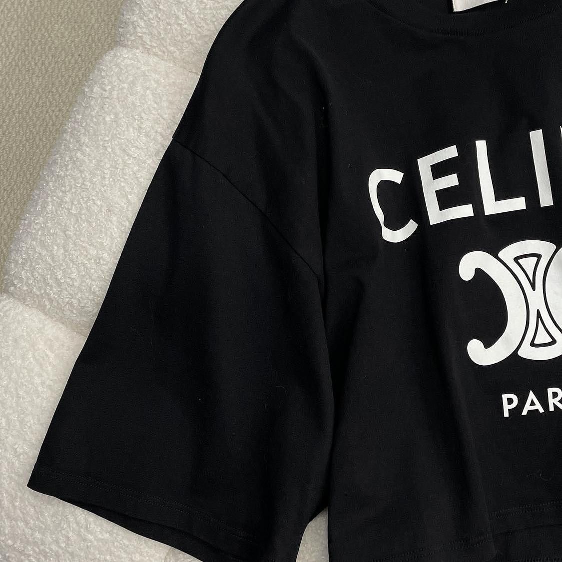 Celine Celine Triomphe Logo T-Shirt Size L Size L / US 10 / IT 46 - 5 Thumbnail