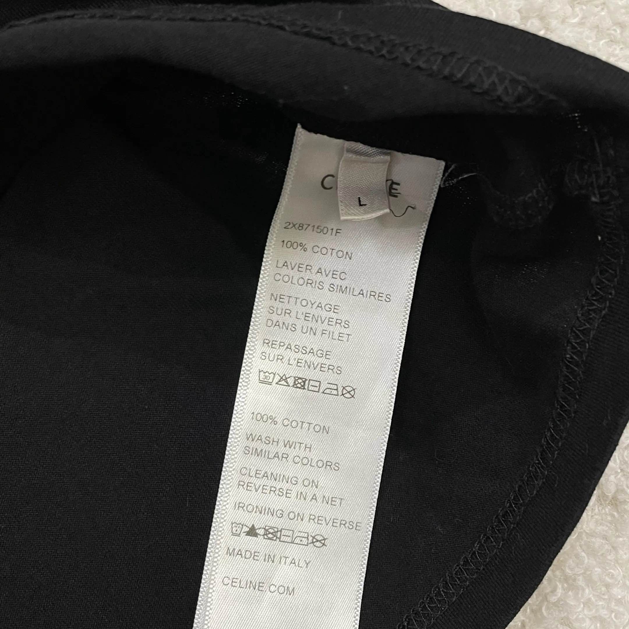 Celine Celine Triomphe Logo T-Shirt Size L Size L / US 10 / IT 46 - 4 Thumbnail