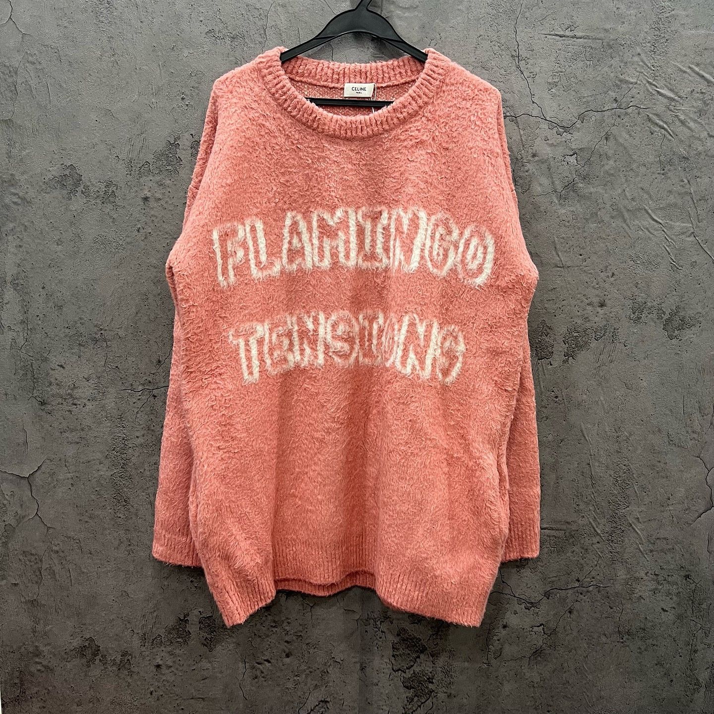 Celine Celine Flamingo Tensions Intarsia Sweater Size S Size US S / EU 44-46 / 1 - 5 Thumbnail