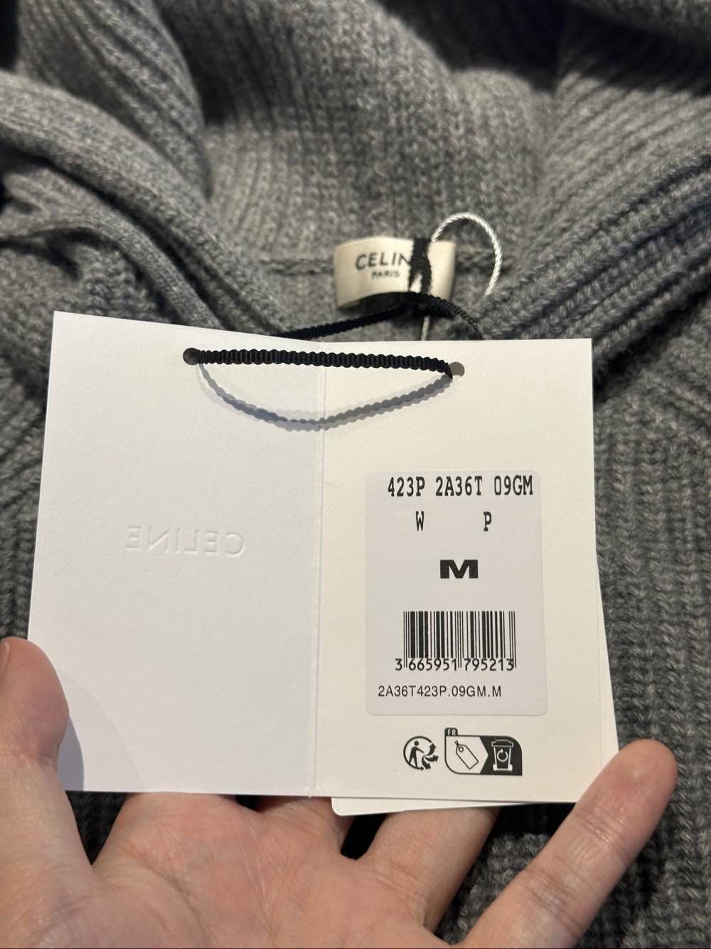 Celine Celine Logo Wool Hoodie Size M Size M / US 6-8 / IT 42-44 - 3 Thumbnail