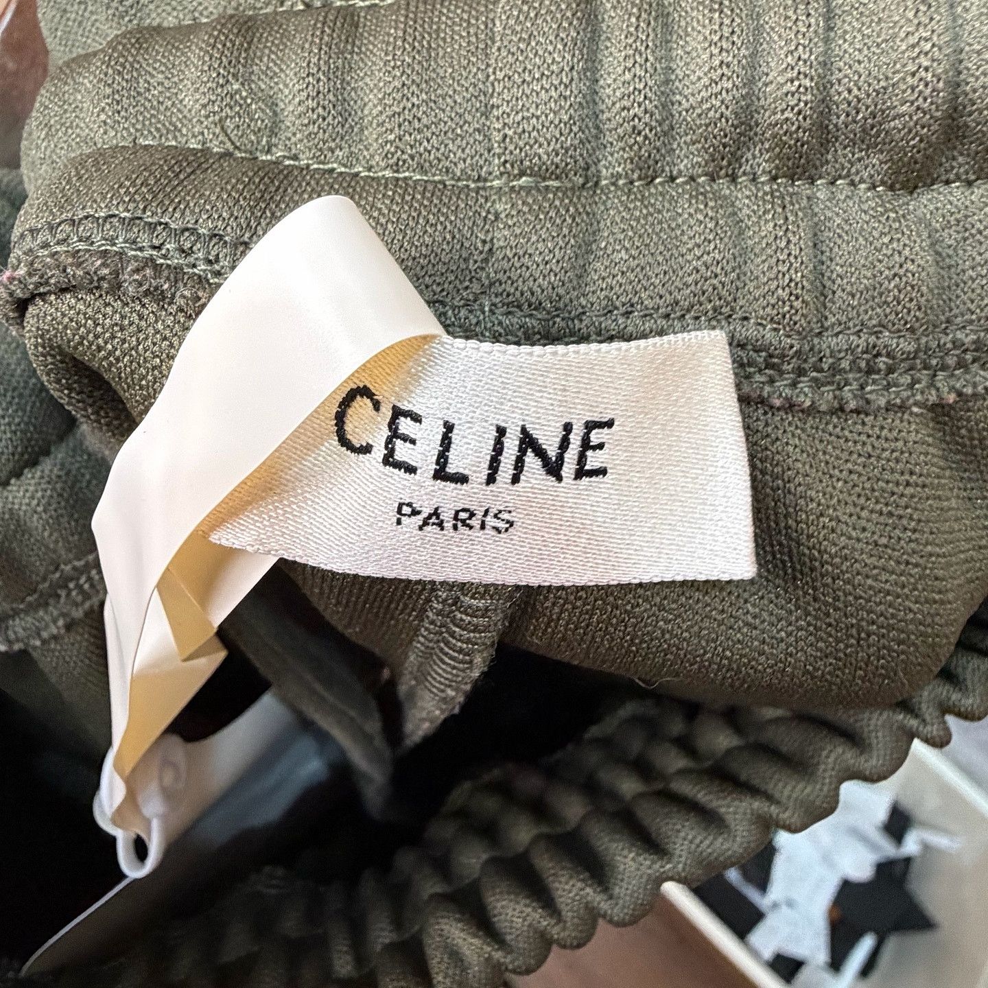 Celine CELINE Green Logo Track Pants Size L Size US 34 / EU 50 - 3 Thumbnail