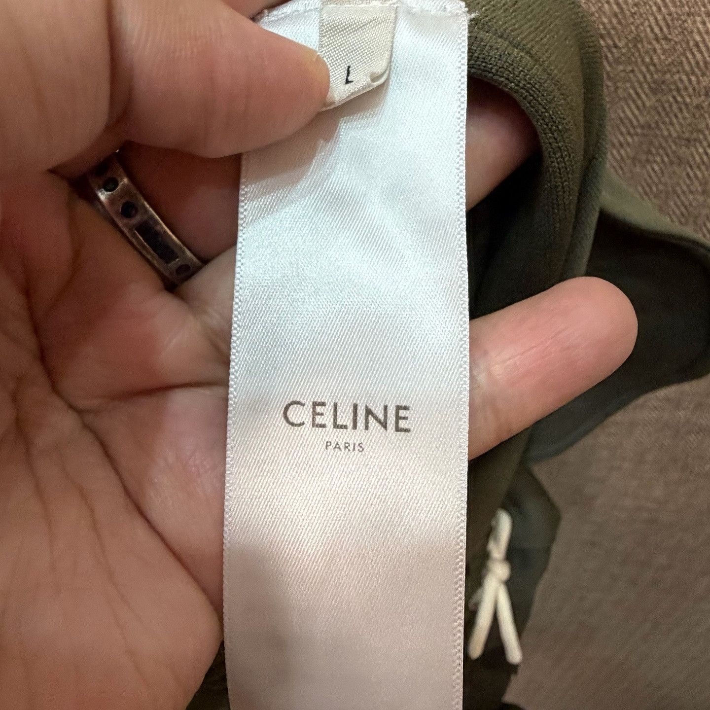 Celine CELINE Green Logo Track Pants Size L Size US 34 / EU 50 - 4 Thumbnail