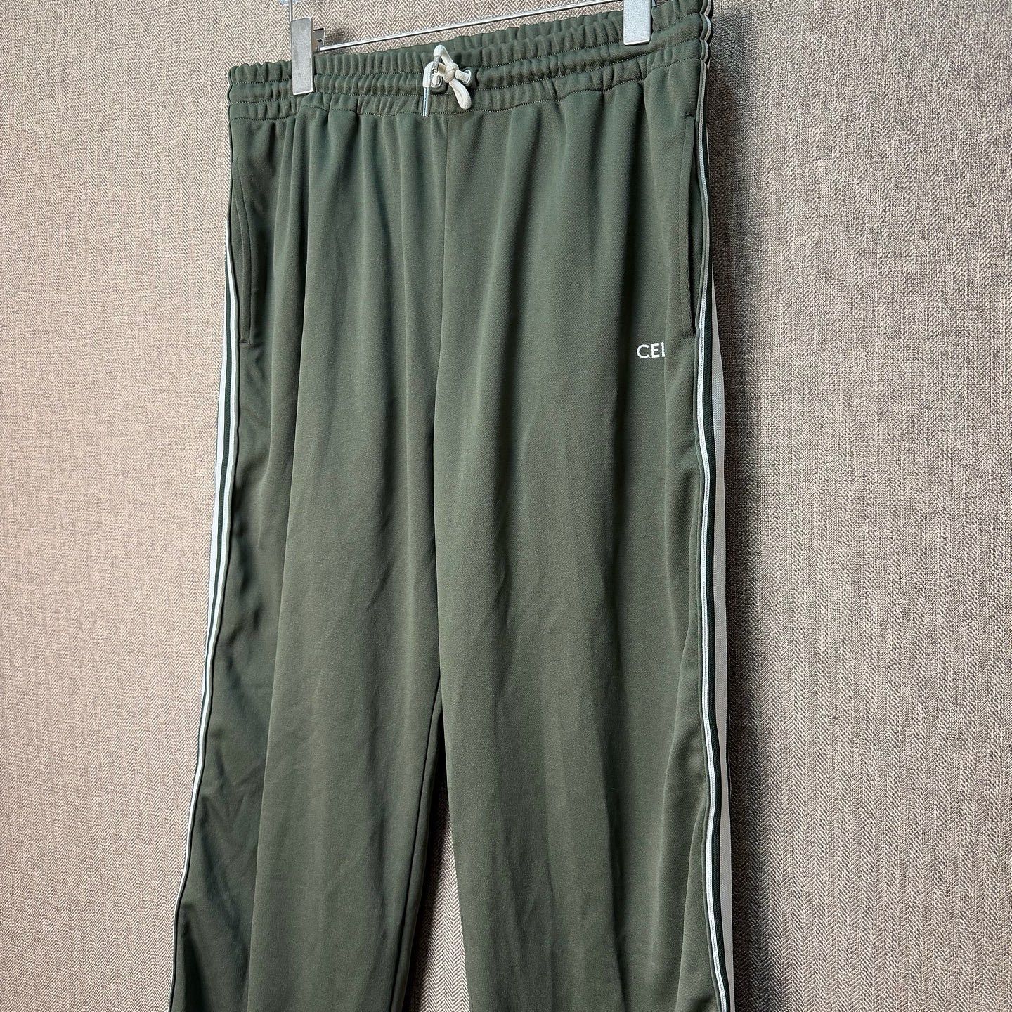 Celine CELINE Green Logo Track Pants Size L Size US 34 / EU 50 - 6 Thumbnail