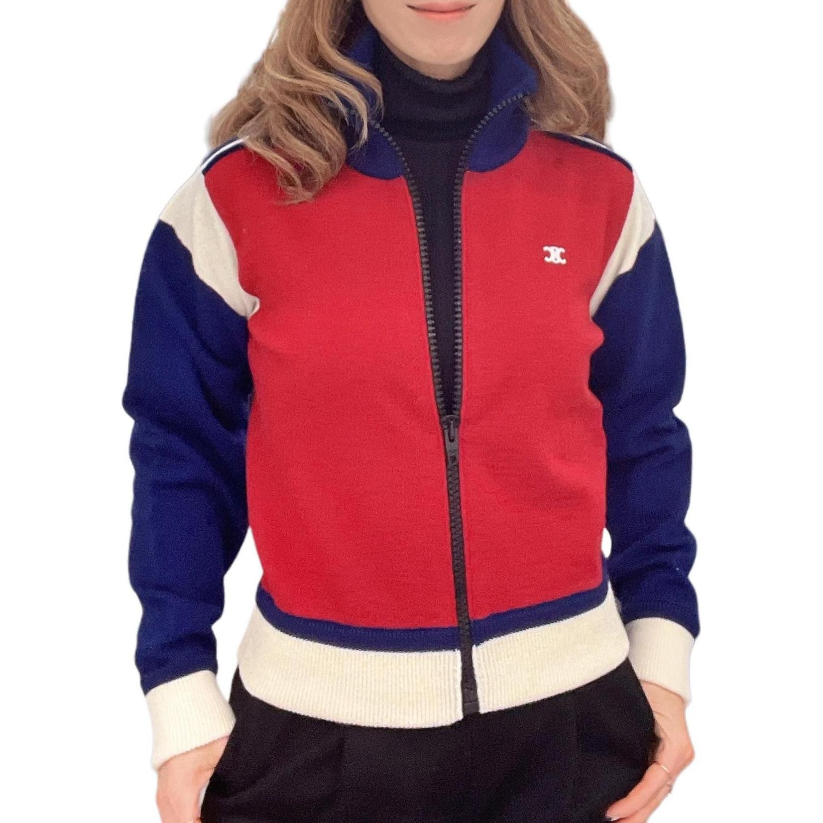Celine Celine Colorblock Logo Zip Jacket Size S Size S / US 4 / IT 40 - 6 Thumbnail