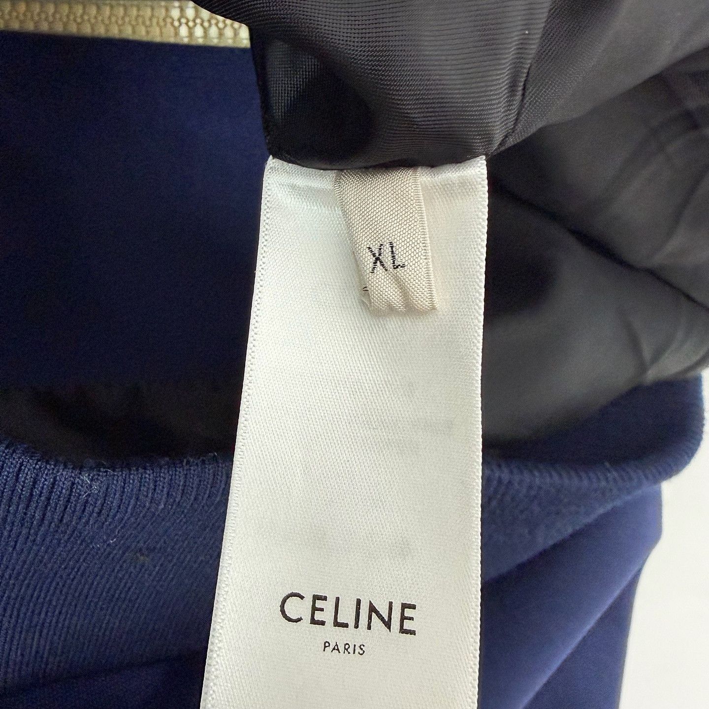 Celine Celine Striped Zip Bomber Jacket Size XL Size US XL / EU 56 / 4 - 4 Thumbnail