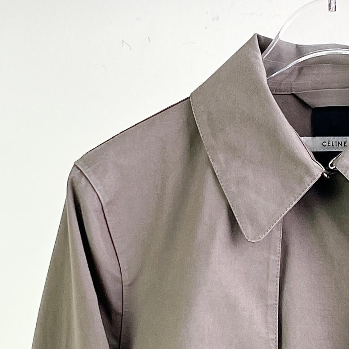 Celine Celine Double Breasted Cotton Trench Coat Size 36 Size XS / US 0-2 / IT 36-38 - 5 Thumbnail