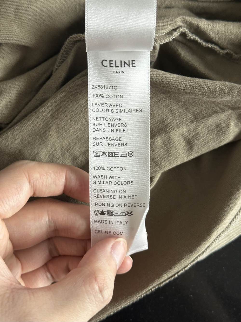 Celine Celine Logo Short Sleeve T-Shirt Size M Size US M / EU 48-50 / 2 - 5 Thumbnail