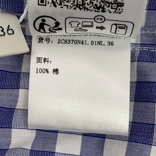 Celine CELINE Gingham Triomphe Shirt Size 36 Size XS / US 0-2 / IT 36-38 - 4 Thumbnail