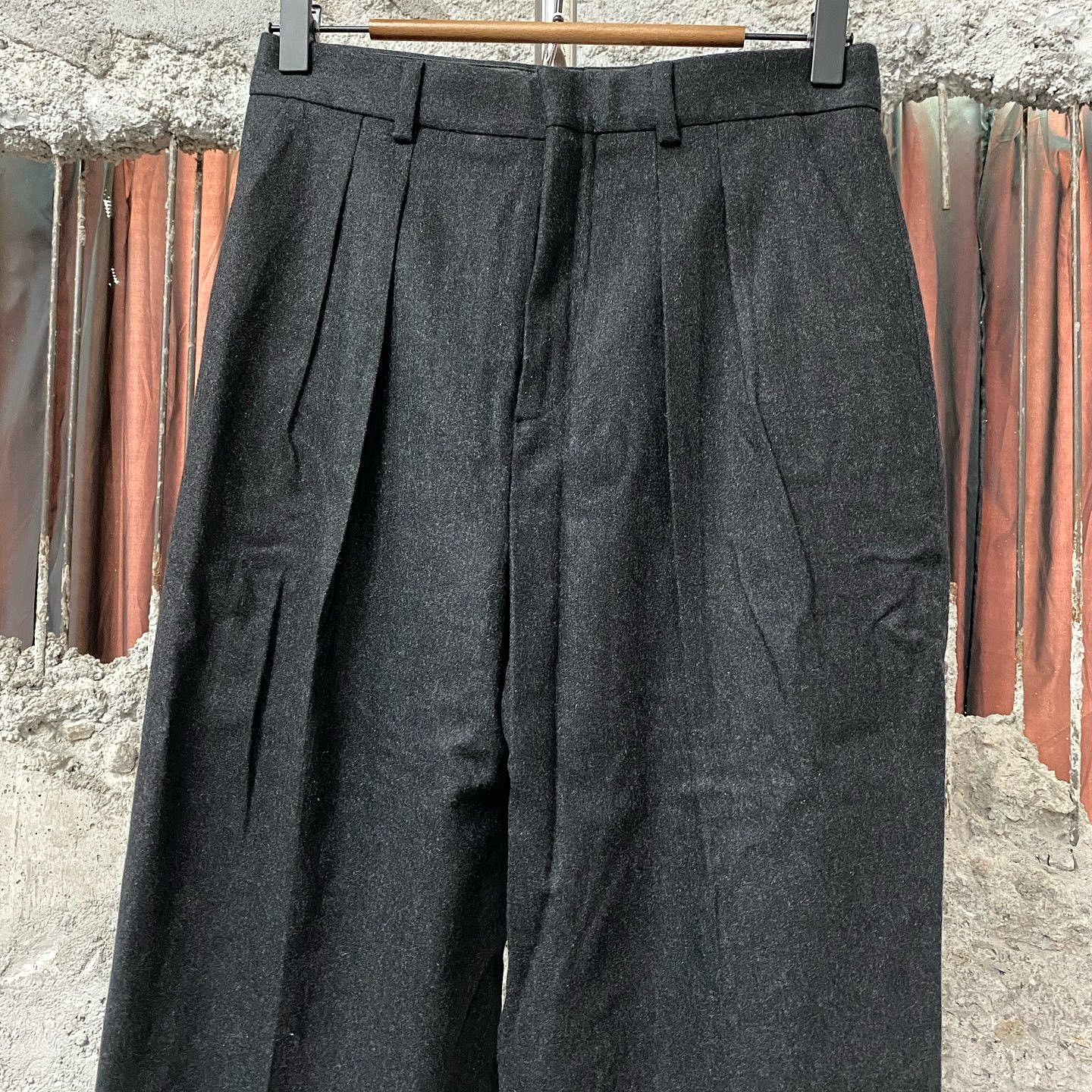 Celine CELINE Wool Pleated Trousers Size 28 Size 34R - 5 Thumbnail
