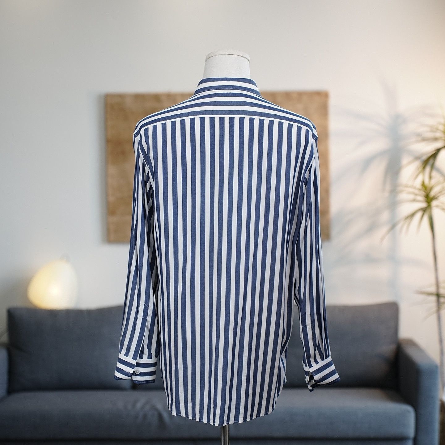 Celine Celine Striped Button-Up Shirt Size 40 Size M / US 6-8 / IT 42-44 - 2 Thumbnail