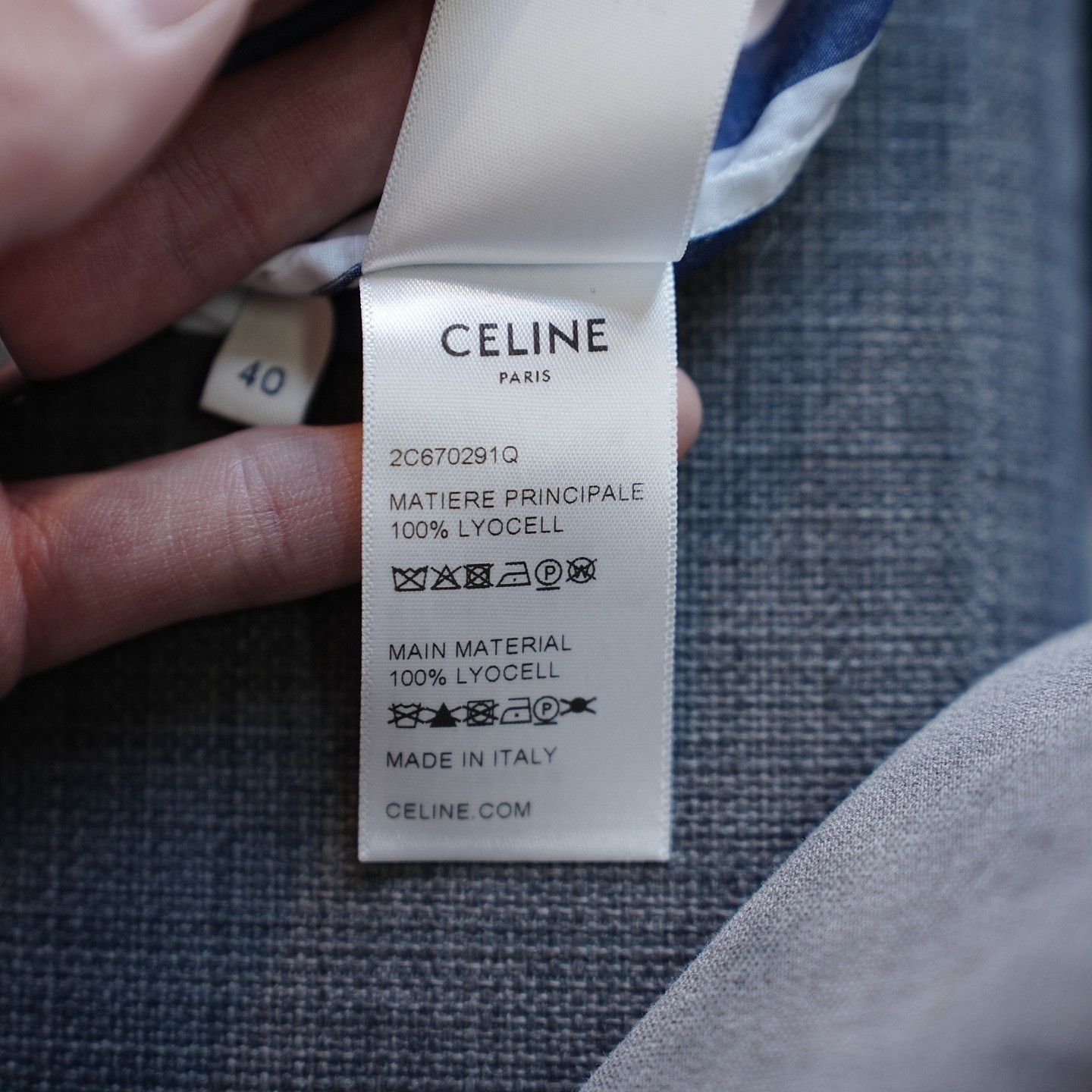 Celine Celine Striped Button-Up Shirt Size 40 Size M / US 6-8 / IT 42-44 - 4 Thumbnail