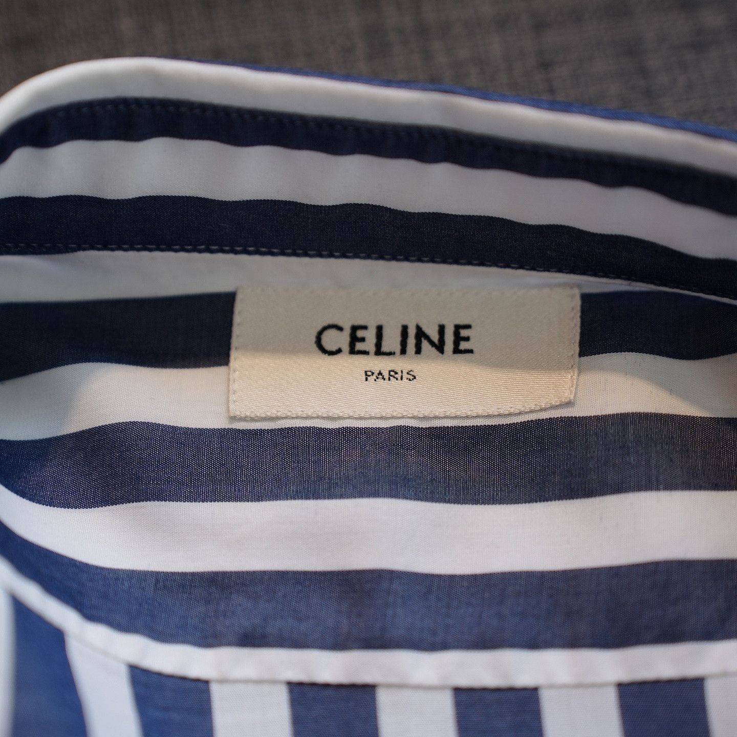 Celine Celine Striped Button-Up Shirt Size 40 Size M / US 6-8 / IT 42-44 - 3 Thumbnail