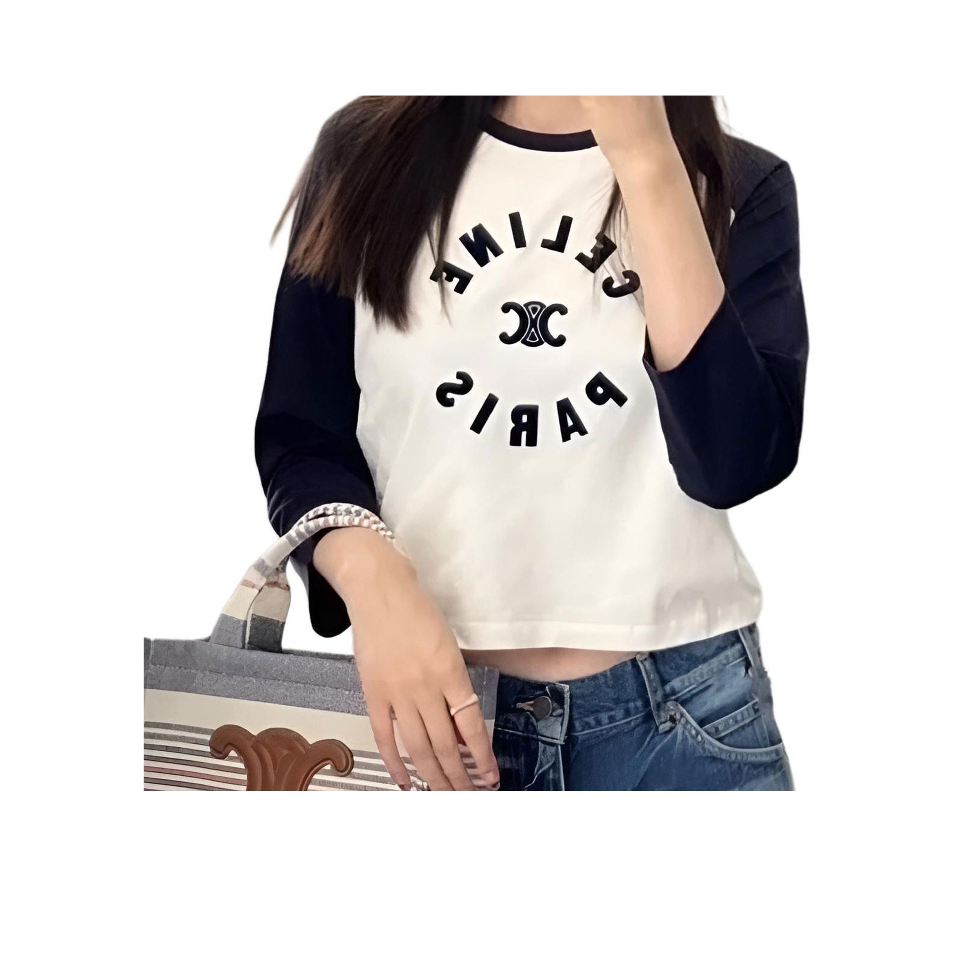 Celine Celine Logo Graphic Long Sleeve T-Shirt Size XS Size XS / US 0-2 / IT 36-38 - 8 Thumbnail
