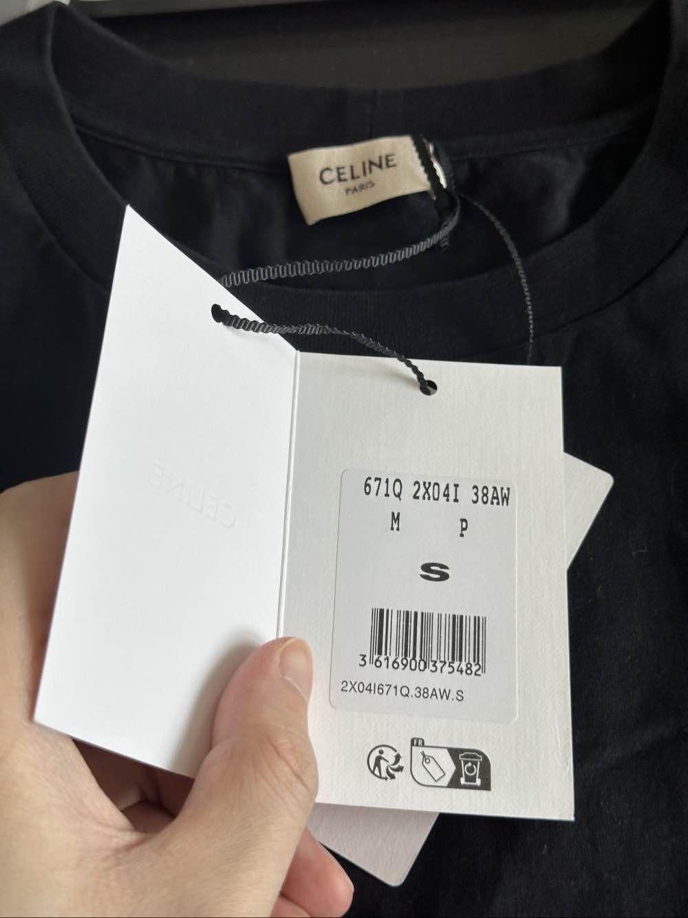 Celine CELINE Triomphe Logo T-Shirt Size S Size US S / EU 44-46 / 1 - 3 Thumbnail