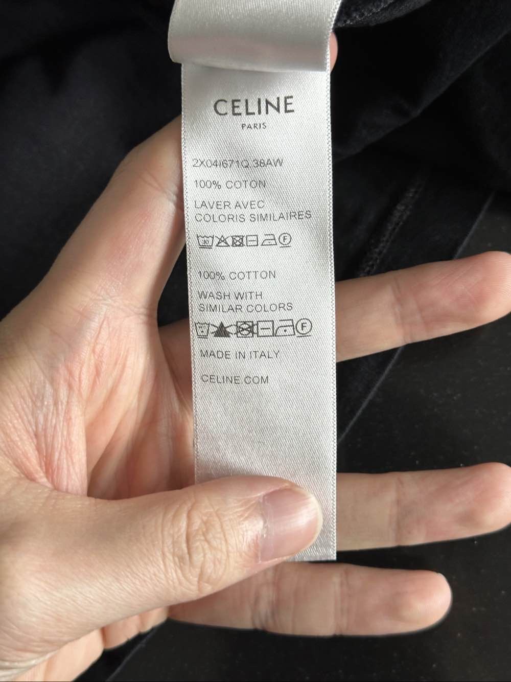 Celine CELINE Triomphe Logo T-Shirt Size S Size US S / EU 44-46 / 1 - 5 Thumbnail