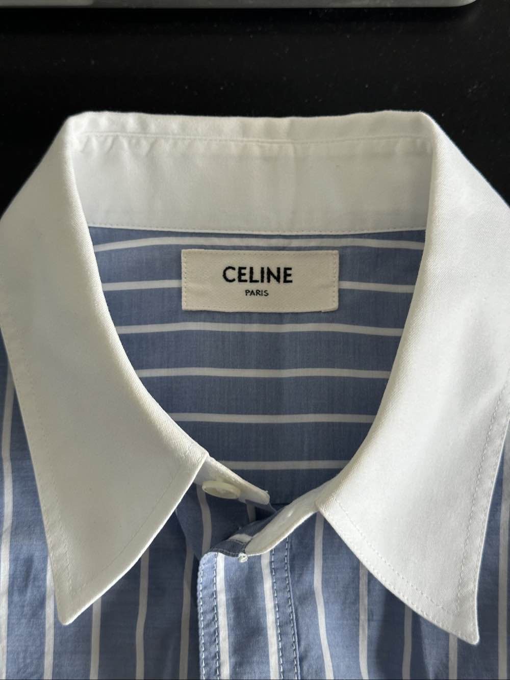 Celine Celine Striped Cotton Button Up Shirt 38 Size S / US 4 / IT 40 - 3 Thumbnail