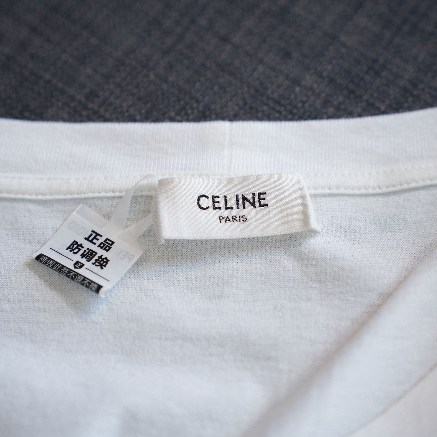 Celine Celine Logo Print T-Shirt White Size L Size L / US 10 / IT 46 - 3 Thumbnail