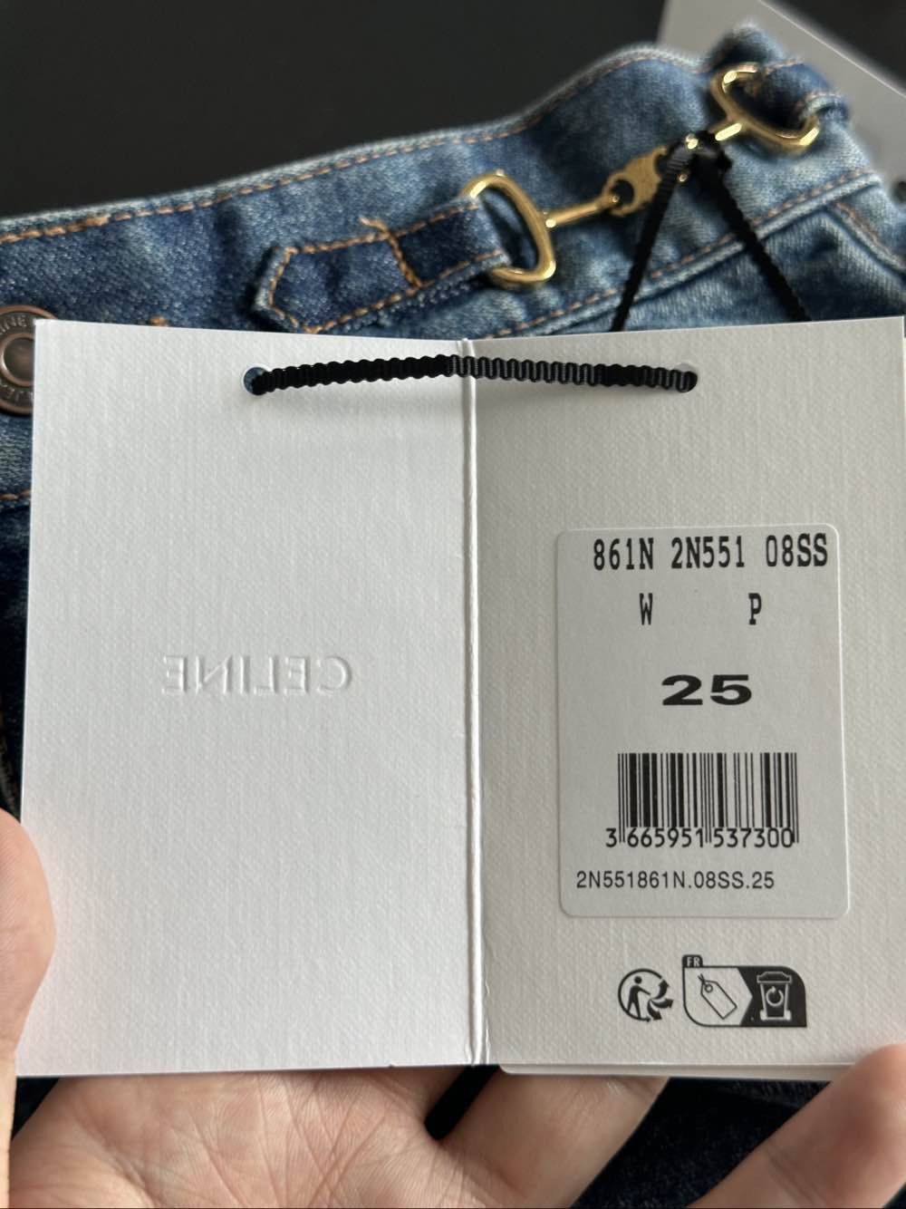 Celine Celine Washed Denim Jeans Size 25 Size 25" / US 0 / IT 36 - 5 Thumbnail
