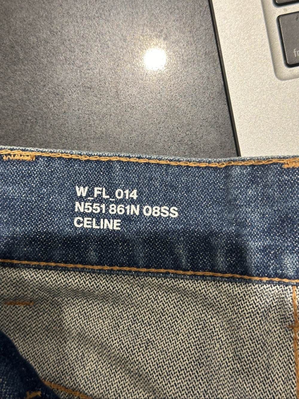 Celine Celine Washed Denim Jeans Size 25 Size 25" / US 0 / IT 36 - 3 Thumbnail