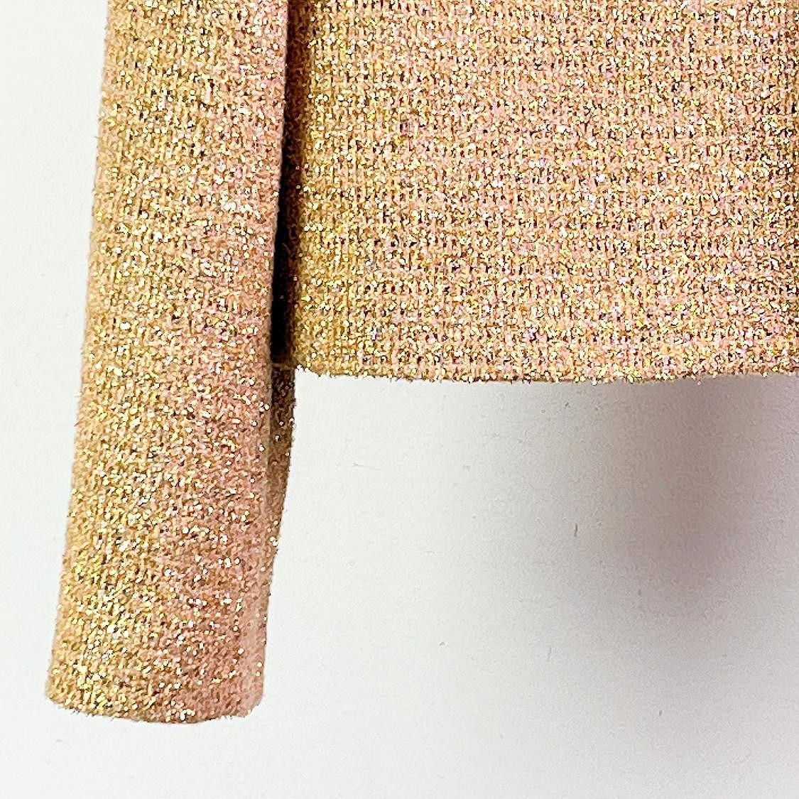 Celine Celine Gold Shimmer Jacket Size 40 Size M / US 6-8 / IT 42-44 - 6 Thumbnail