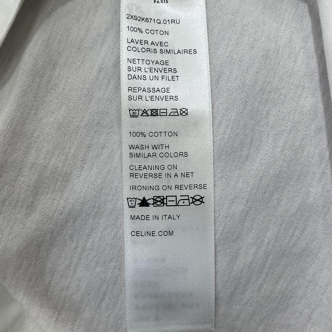 Celine Celine Logo T-Shirt Size XS Size XS / US 0-2 / IT 36-38 - 4 Thumbnail