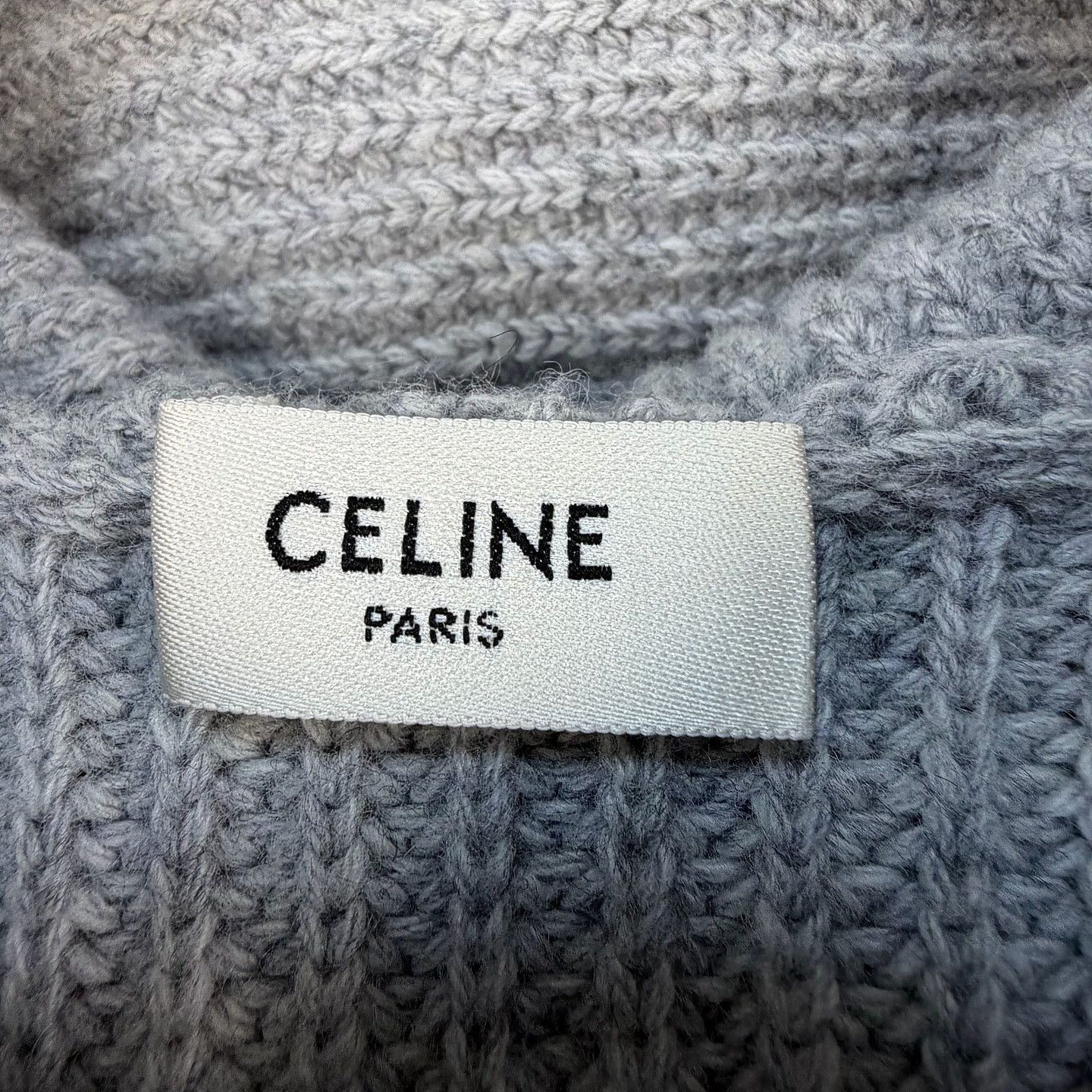 Celine Celine Triomphe Logo Wool Hoodie Size XL Size US XL / EU 56 / 4 - 3 Thumbnail