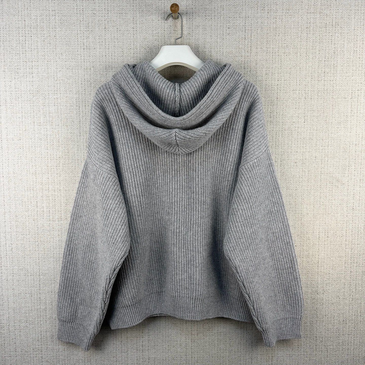 Celine Celine Triomphe Logo Wool Hoodie Size XL Size US XL / EU 56 / 4 - 2 Thumbnail