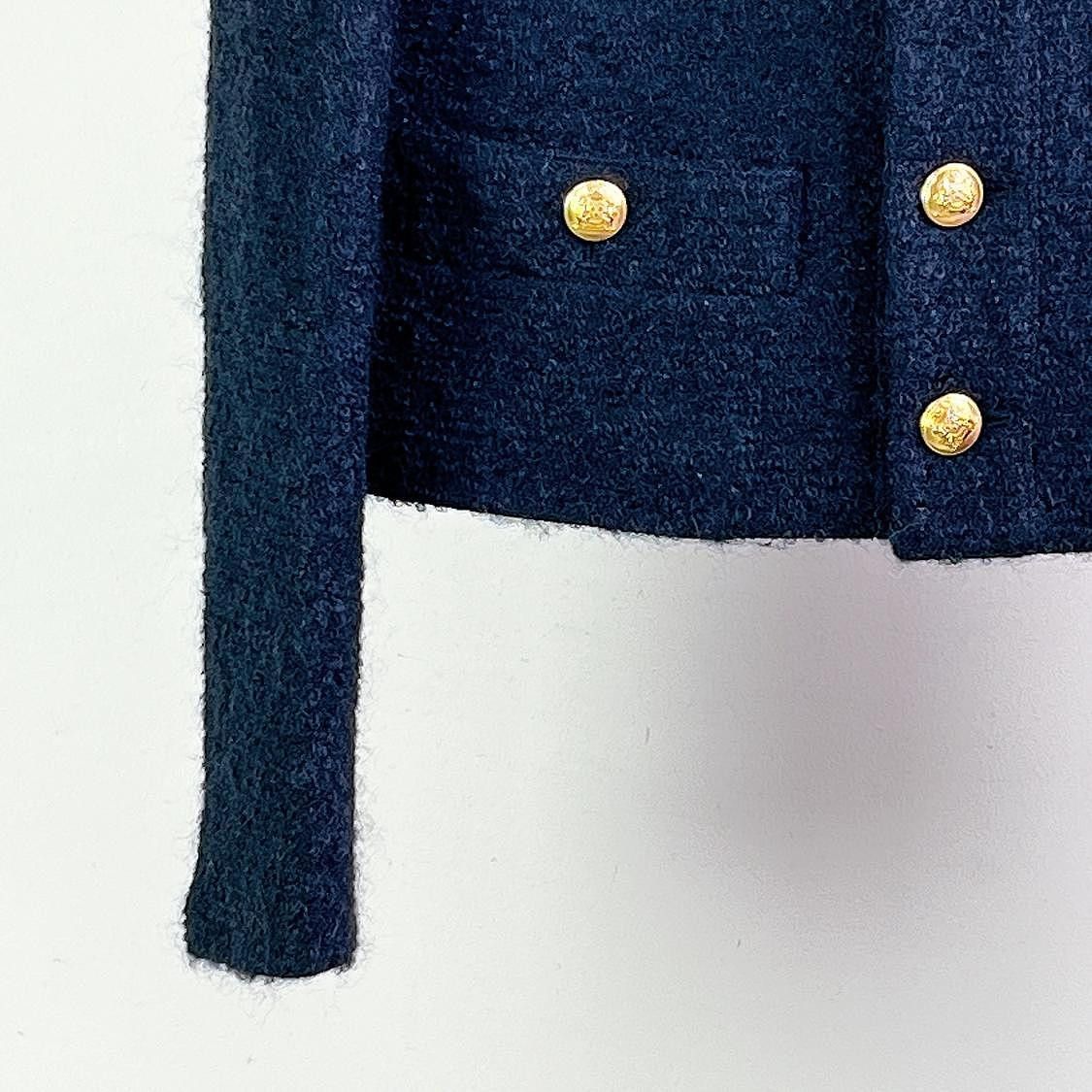 Celine CELINE Mohair Wool Tweed Jacket Size 34 Size XS / US 0-2 / IT 36-38 - 6 Thumbnail