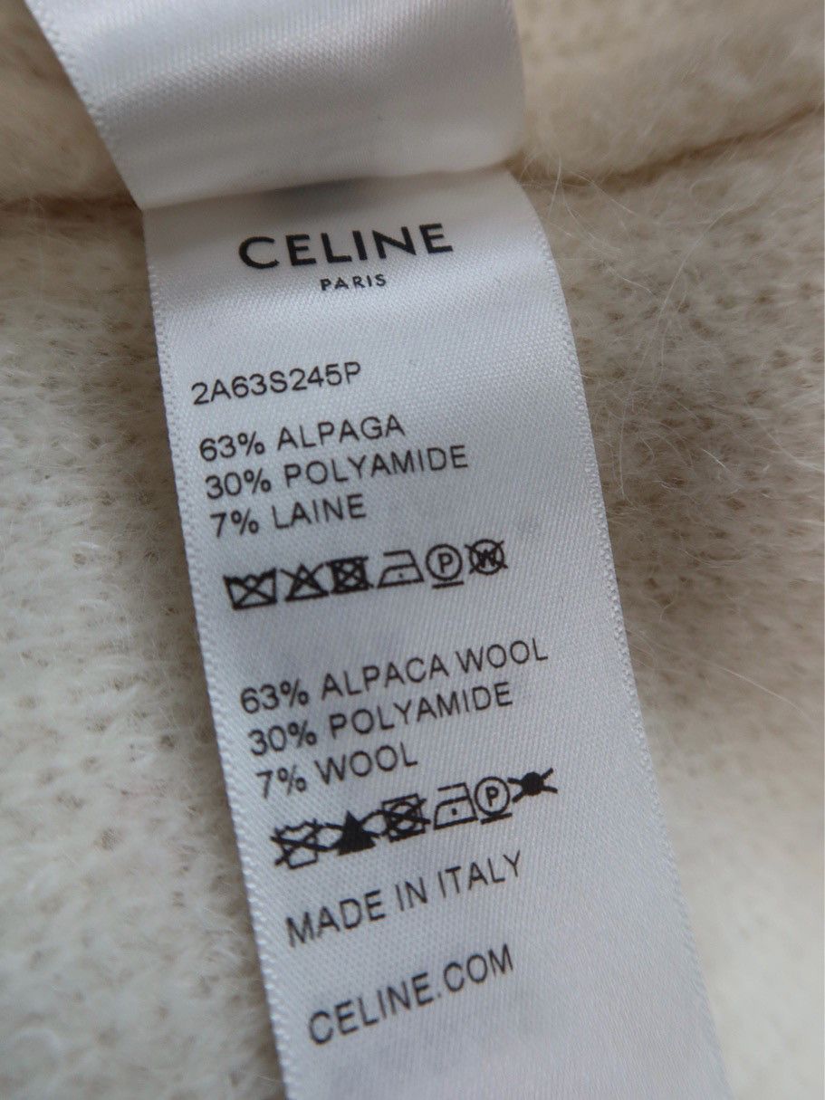 Celine CELINE Alpaca Blend Hoodie Size S Size S / US 4 / IT 40 - 5 Thumbnail