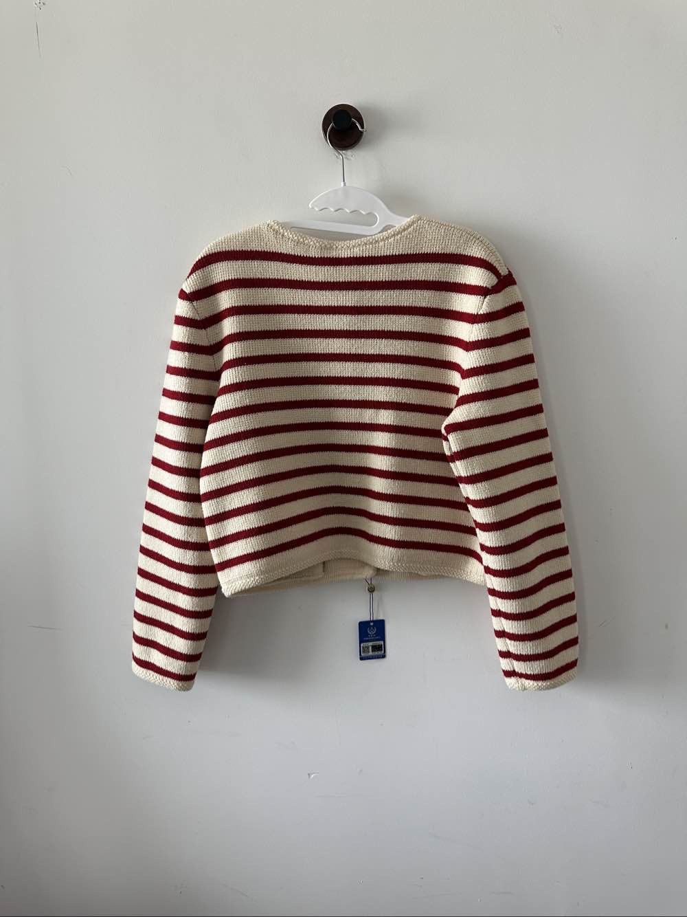 Celine Celine Striped Knit Cardigan Size M Size M / US 6-8 / IT 42-44 - 2 Thumbnail