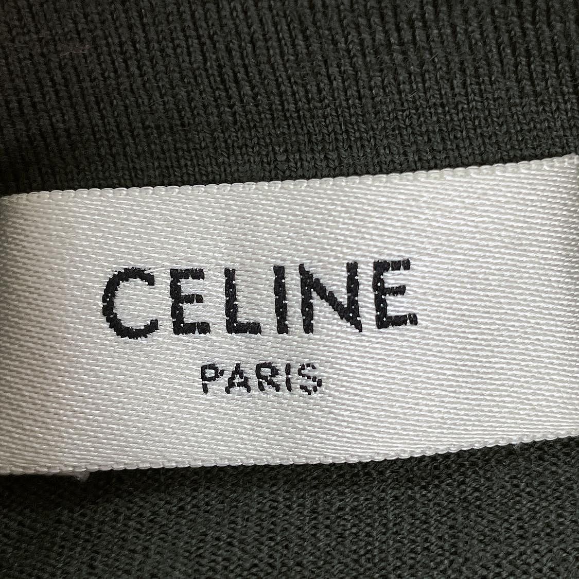Celine Celine Logo Embroidery Wool Cashmere Dress Size S Size S / US 4 / IT 40 - 3 Thumbnail