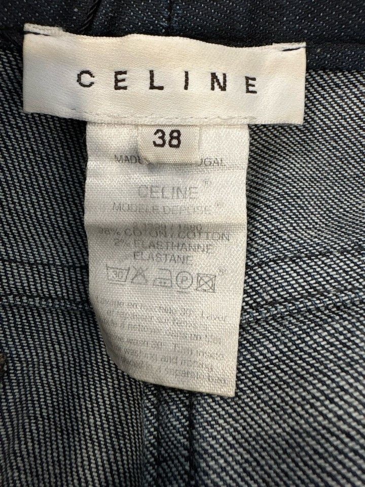 Celine Celine Embroidered Logo Jeans Size 38 Size 27" / US 4 / IT 40 - 4 Thumbnail