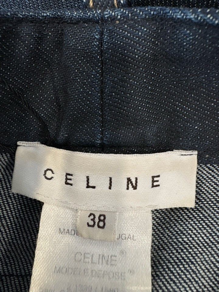 Celine Celine Embroidered Logo Jeans Size 38 Size 27" / US 4 / IT 40 - 3 Thumbnail