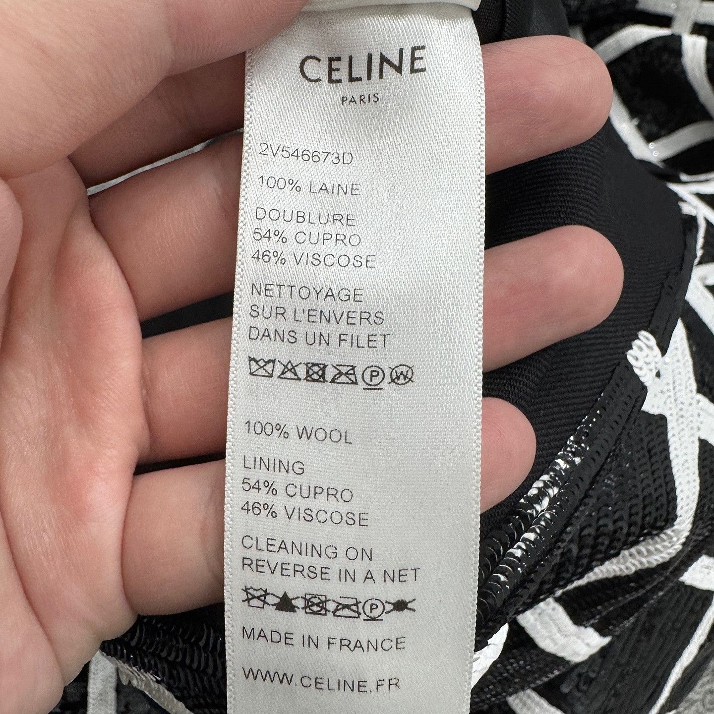 Celine Celine Sequin Grid Blazer Size 40R Size 40R - 4 Thumbnail