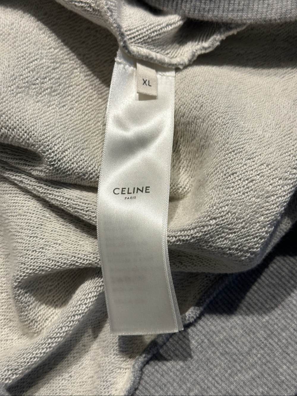Celine CELINE Logo Hoodie Size XL Size US XL / EU 56 / 4 - 4 Thumbnail