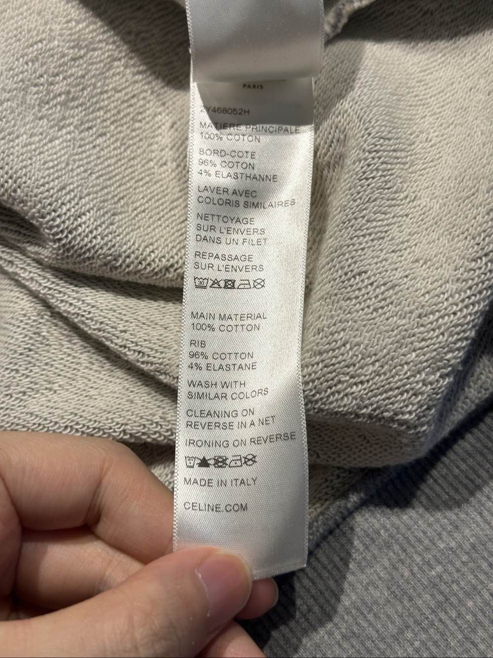 Celine CELINE Logo Hoodie Size XL Size US XL / EU 56 / 4 - 5 Thumbnail