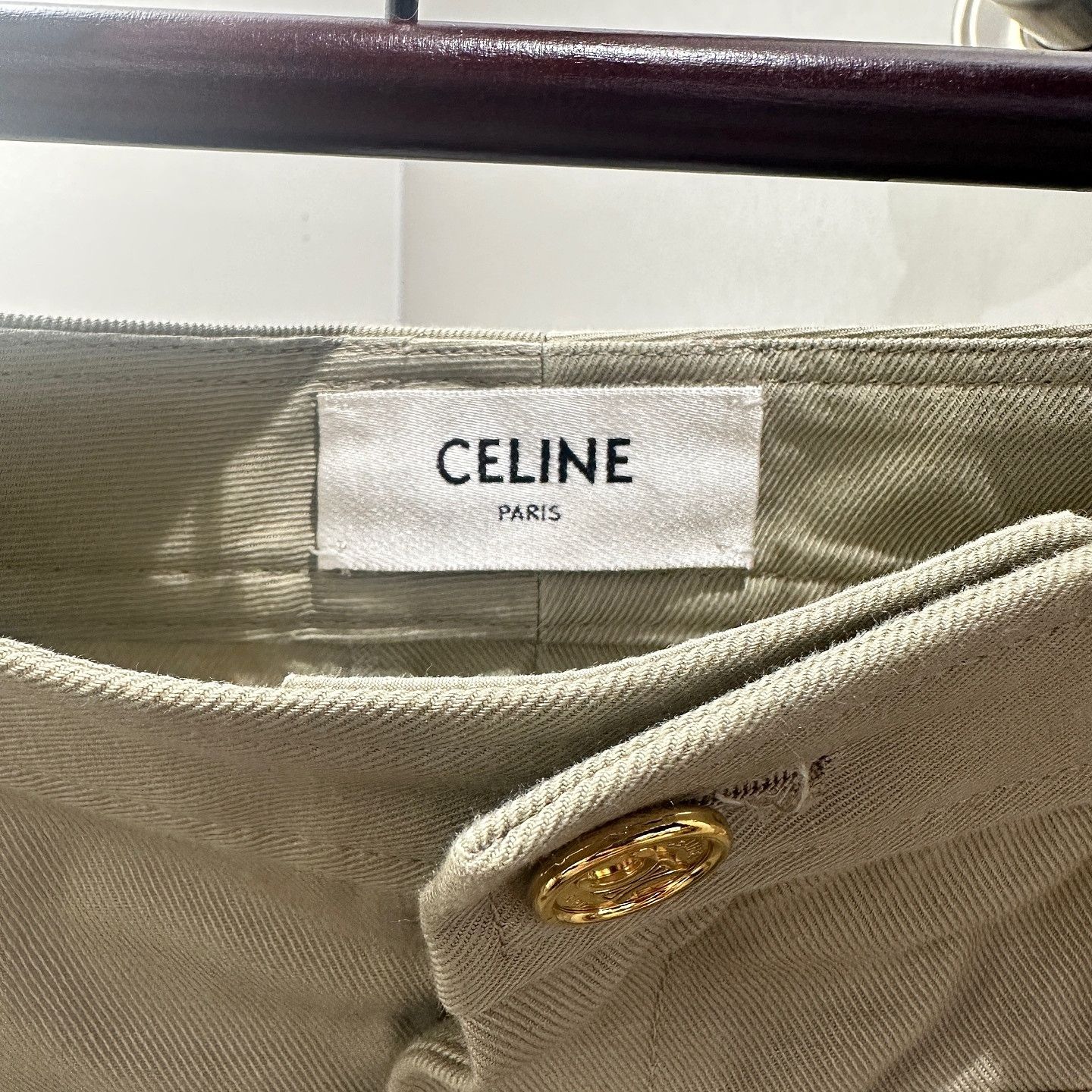 Celine Celine Cotton Pants Size 36 Size 26" / US 2 / IT 38 - 3 Thumbnail