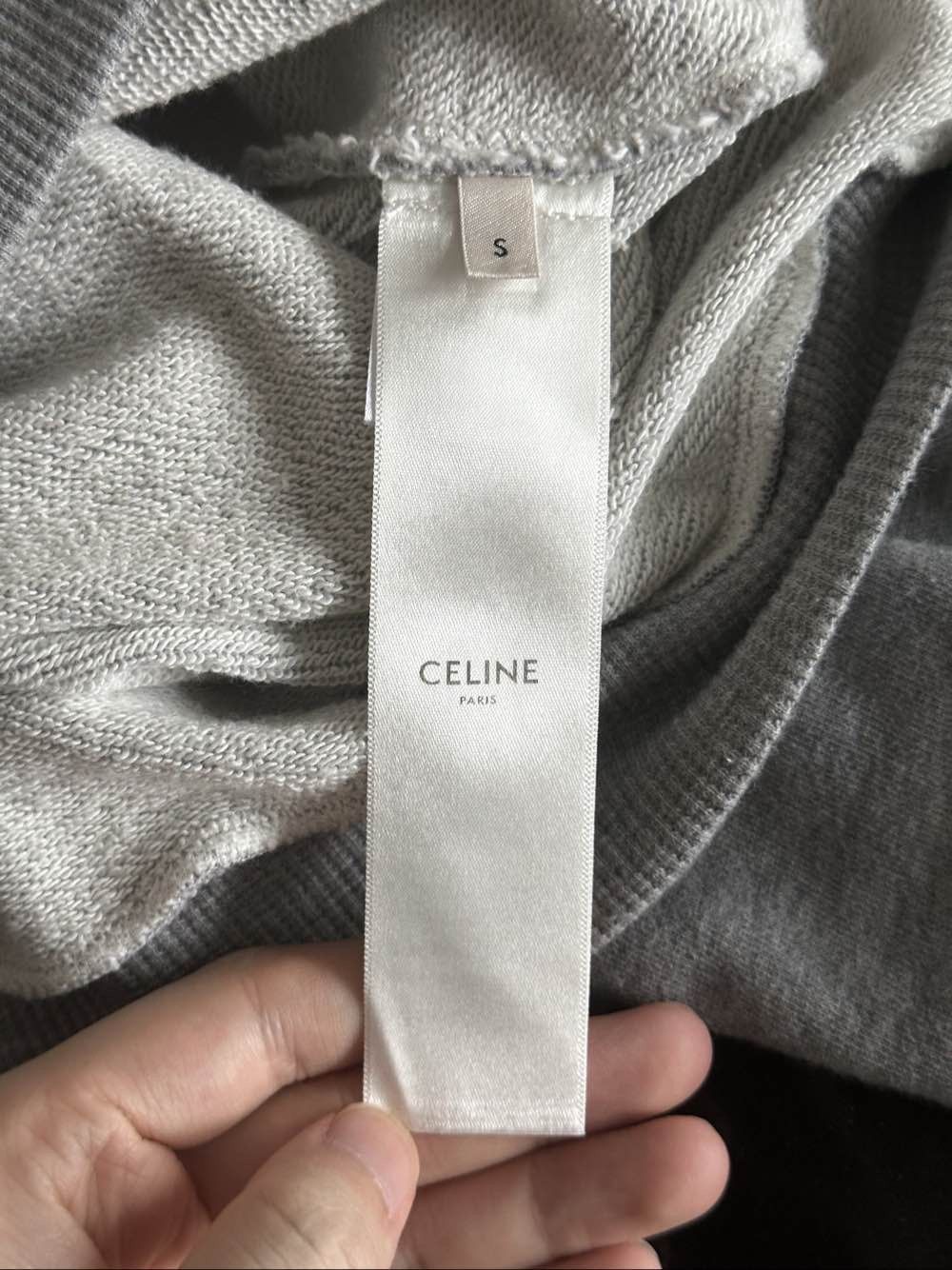 Celine Celine Logo Drawstring Hoodie Size S Size US S / EU 44-46 / 1 - 4 Thumbnail