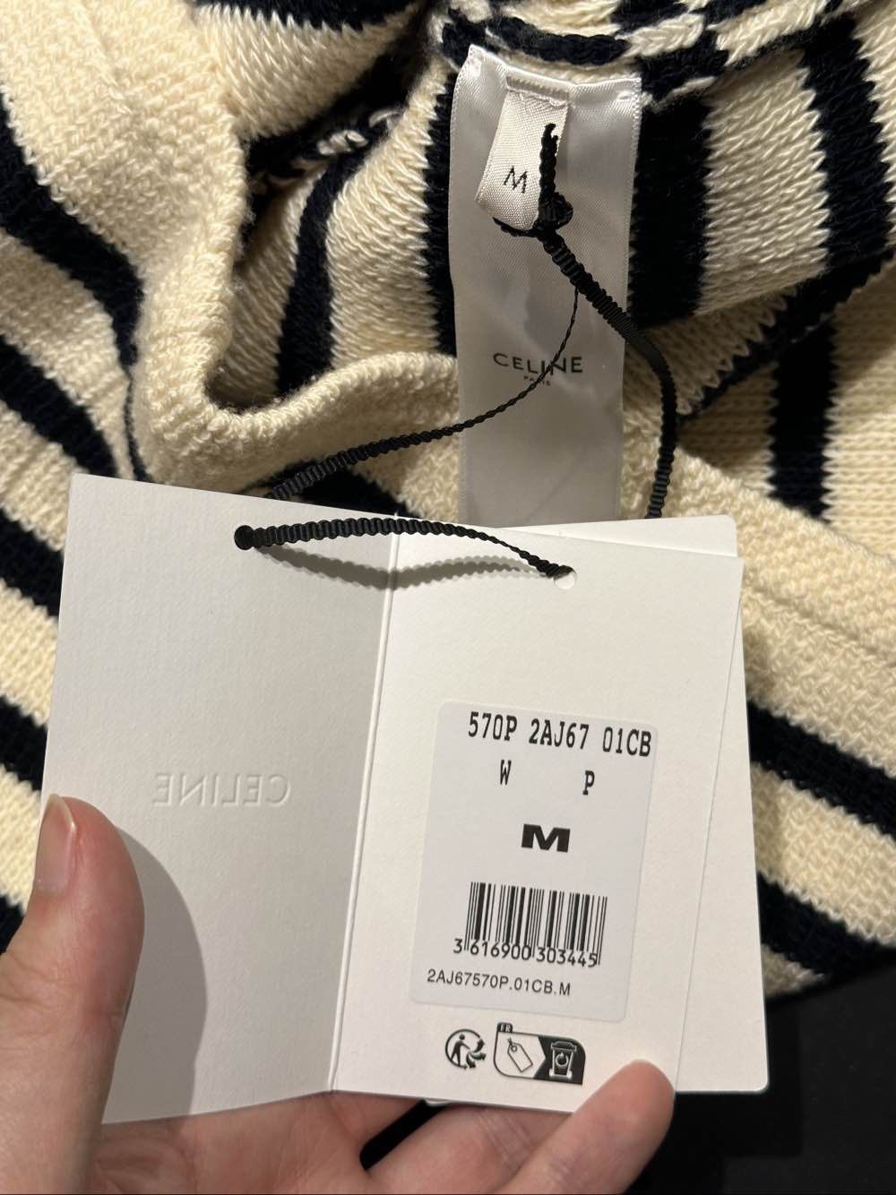Celine CELINE Striped Cardigan Size M Size M / US 6-8 / IT 42-44 - 5 Thumbnail