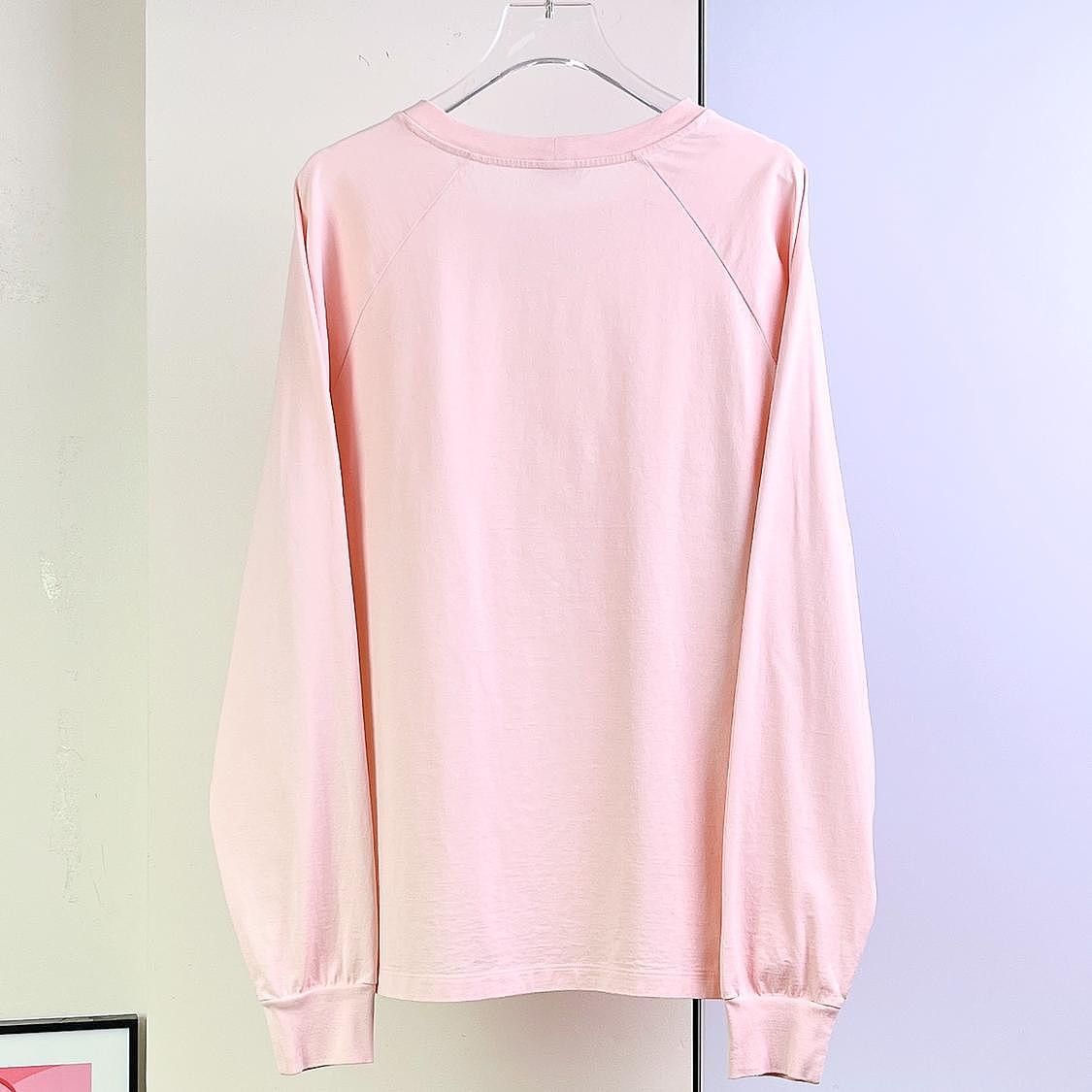 Celine Celine Flocked Logo Long Sleeve T-Shirt Size L Size L / US 10 / IT 46 - 2 Thumbnail