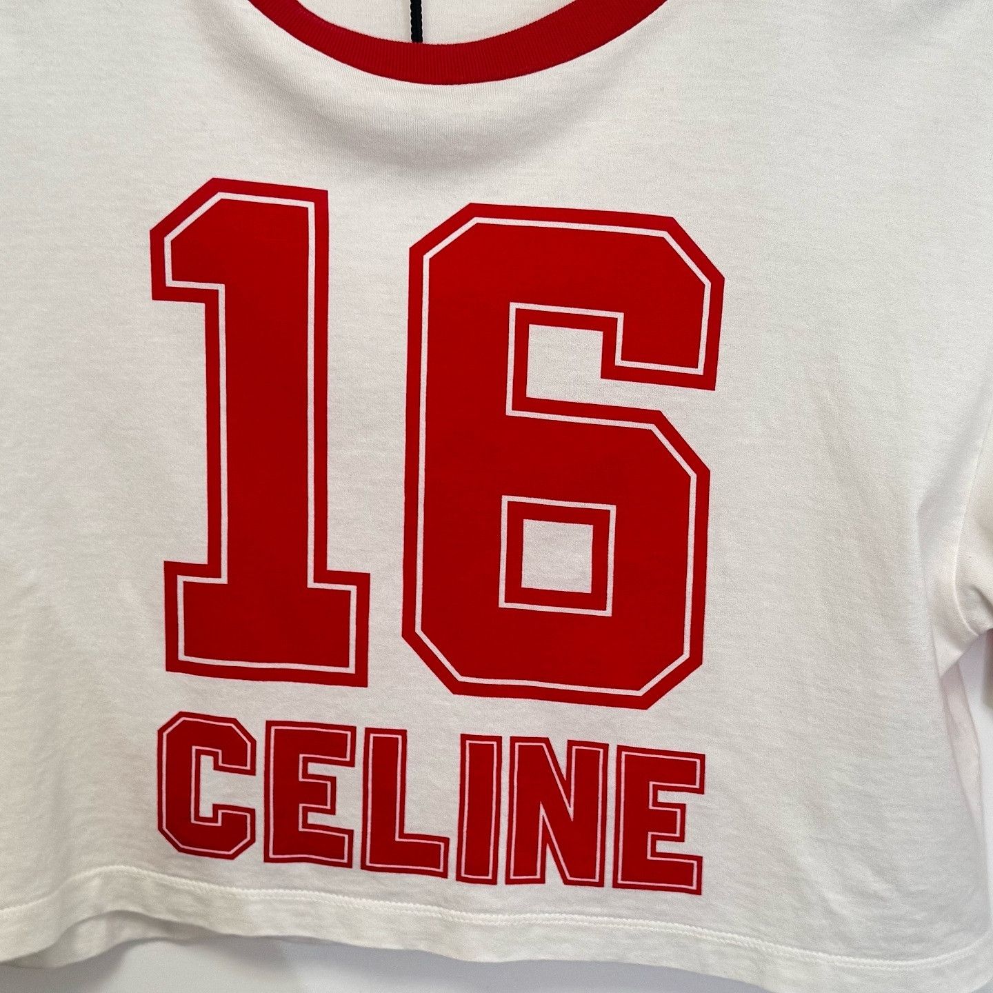 Celine Celine 16 Graphic Crop Top Size S Size S / US 4 / IT 40 - 5 Thumbnail